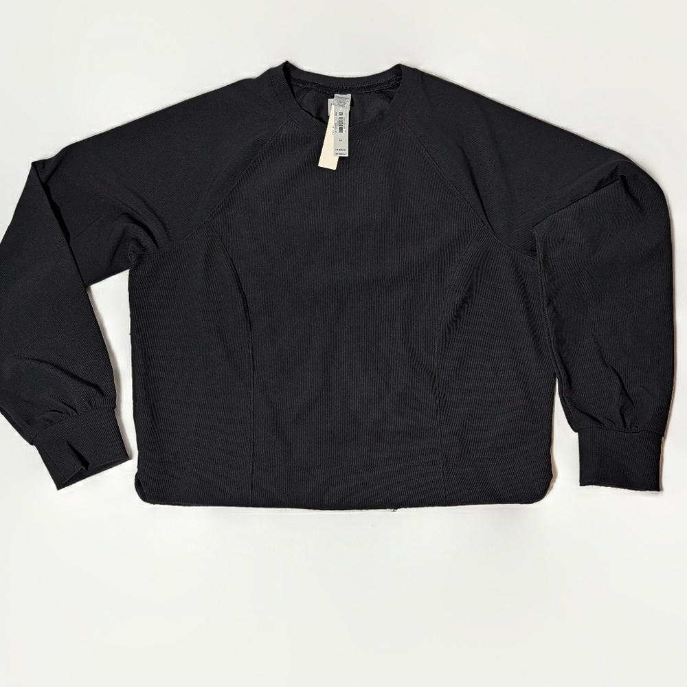 Victoria’s Secret VSX Black Crewneck Pullover Top — NWT